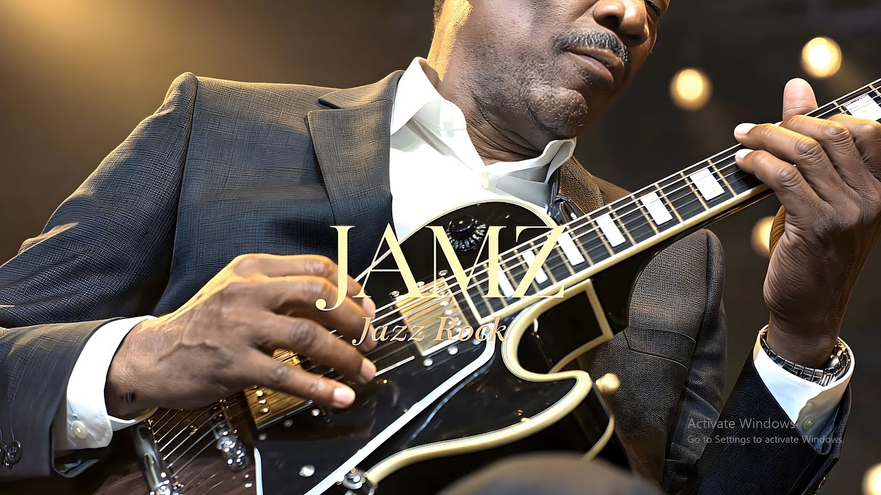 Jazz Rock Instrumental Fusion  Powerful Groove & Guitar Solo