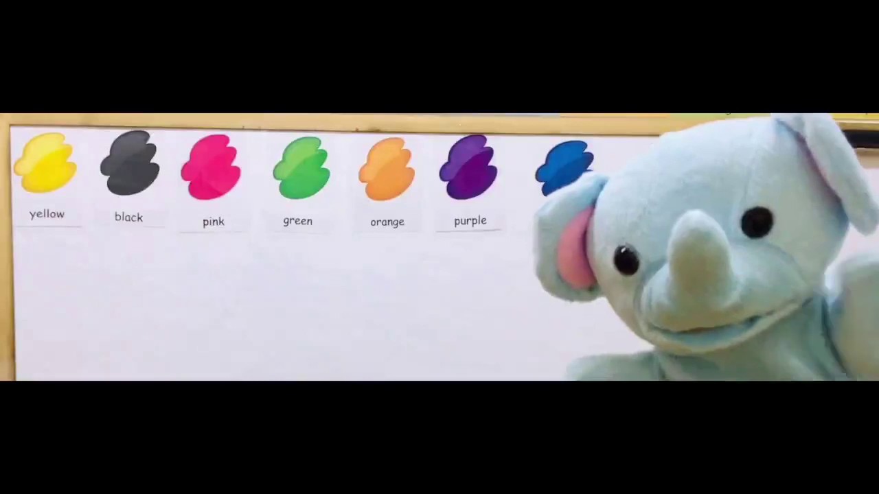 ゾウさんと一緒に英語で色を学ぼう Youtube