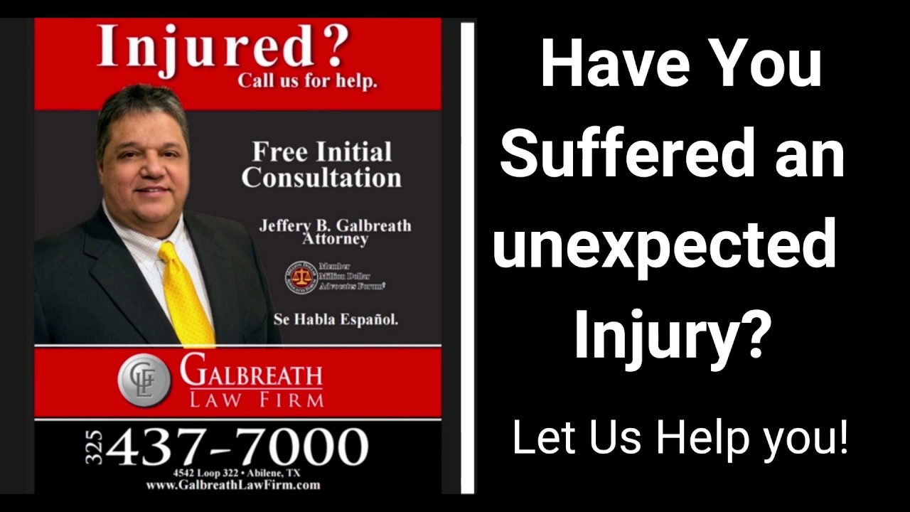 Galbreath Law Firm - Personal Injury Attorney in Abilene, Texas - YouTube