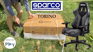 Sedia Da Gaming E Ufficio Sparco Torino Black Unboxing 2022 Video In Hd
