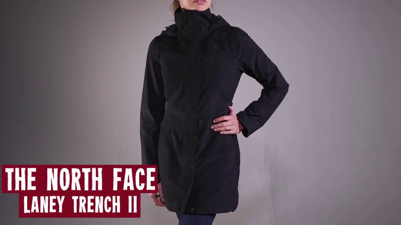 the north face laney trench coat