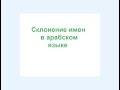 № 15. Склонение имен в арабском языке. Теория-практика