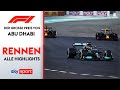 Absolut irres Finish nach Safety Car! | Rennen - Highlights | Preis von Abu Dhabi | Formel 1