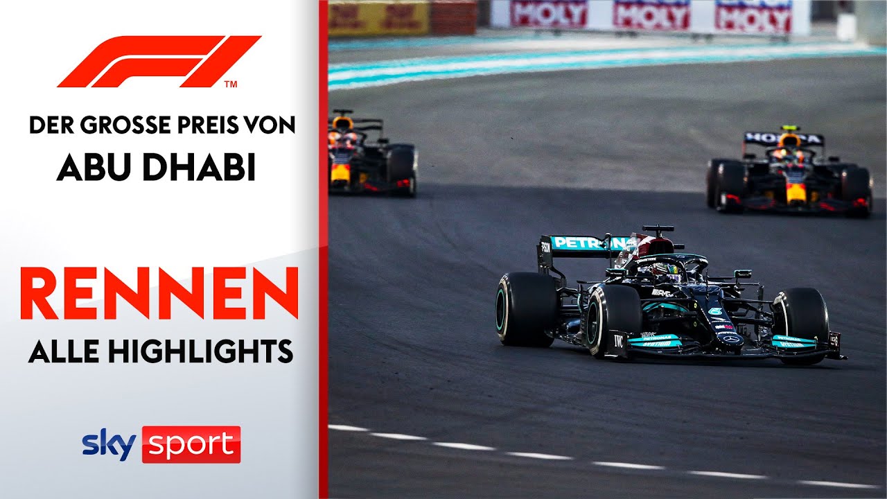 Absolut irres Finish nach Safety Car! Rennen - Highlights Preis von Abu Dhabi Formel 1