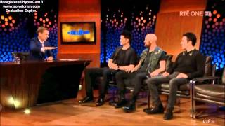 The Script on the Late Late Show interview 2014