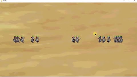 Pygame Tutorial - Strategy War Game [Part 3: Damage & Health Bars]