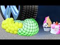 Crushing Crunchy and Soft Things by Car! Squishy, Floral Foam, Stress Balls & More