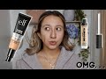 NEW ELF CAMO CC CREAM AND WET N WILD CONCEALER..FIRST IMPRESSION/WEAR TEST