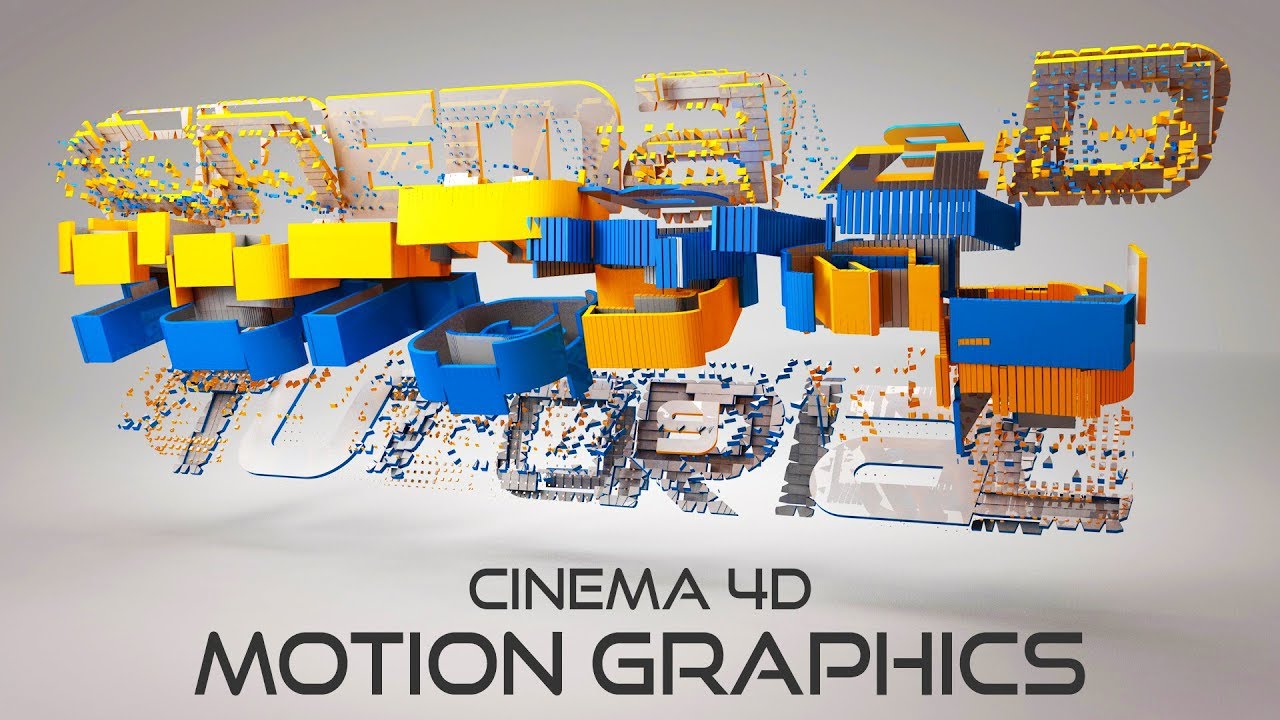 Cinema 4d Motion Graphics Title Animation Cinema 4d Particle Animation Tutorial Youtube