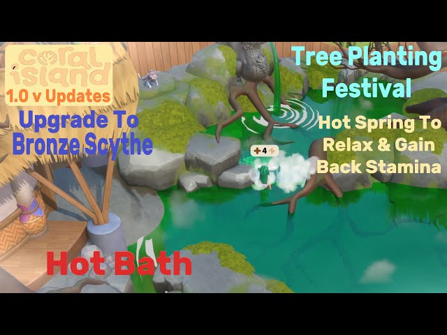 Coral Island's Spring Update to include bathing suits and a tree