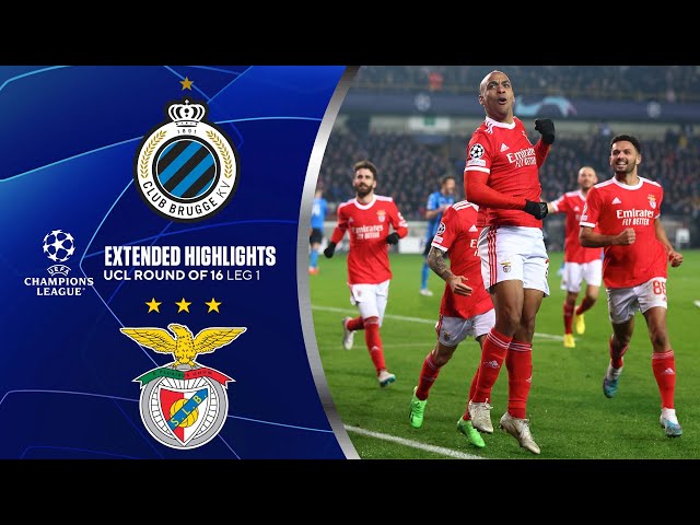 Club Brugge 0-2 Benfica: Visitors ease to first-leg victory in Champions  League round of 16, UEFA Champions League