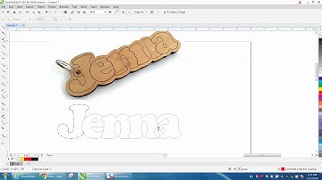Corel Draw Tips & Tricks Vector Engraved key chain