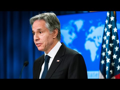 U.S. Secretary of State Blinken on getting aid into Gaza | Building pier in Gaza