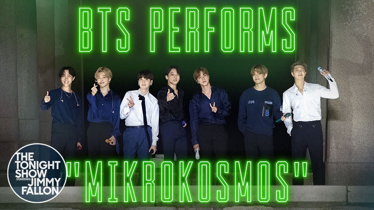 BTS Mikrokosmos  The Tonight Show Starring Jimmy Fallon