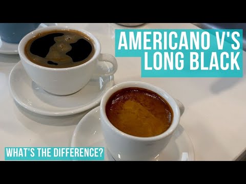 Americano Vs Long Black - What's the difference & how to make each version of this black coffee.