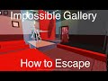 (My Made Extreme Map) Roblox Piggy Fangame - “Impossible Gallery” - How to Escape