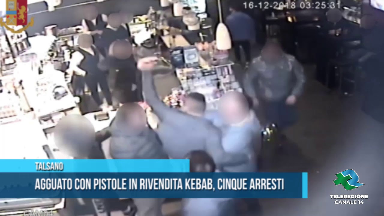 TALSANO | Agguato con pistole in rivendita Kebab cinque arresti