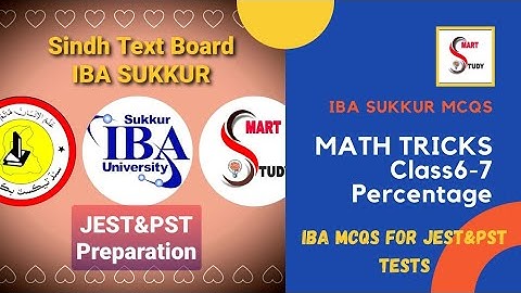 Math tricks |percentage tricks | iba test pst jest PERPRATIONS