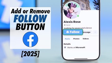 How To Add & Remove the Follow Button on Your Facebook Profile! [2025]