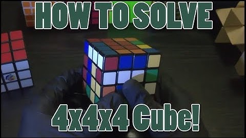 How to Solve a 4x4x4 Rubik