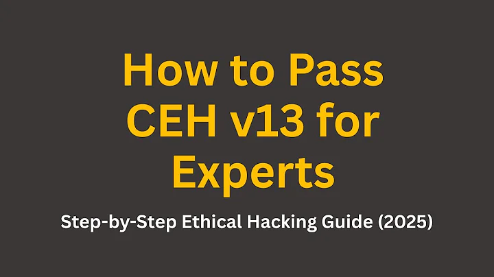 CEH v13 Expert Guide: 5 Pro Steps to Crack the Certified Ethical Hacker Exam