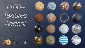 [2.80] 1100+ Amazing Textures with 1 Click, Extreme PBR Addon for Blender