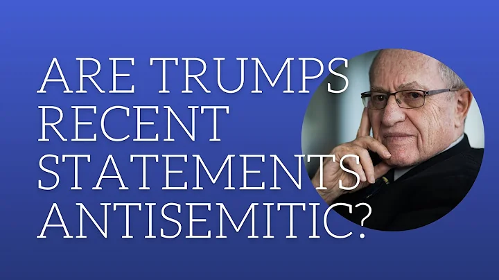 Are Trumps recent statements antisemitic?
