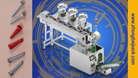 Multiple Bowl Feeders Counting System Screw Packing Machine