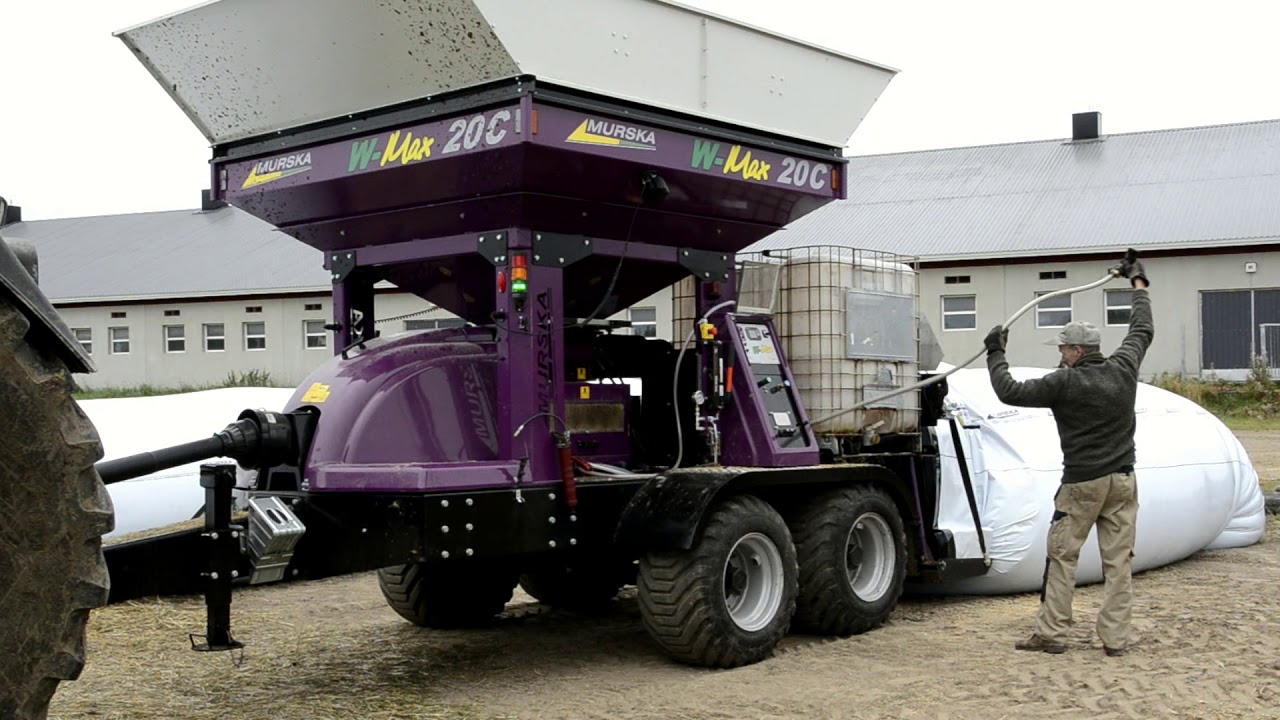 Murska W-Max20C with tube bagger 