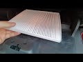 How to change the cabin air filter on a Kia Rio 2012, 2013, 2014, 2015, 2016, 2017