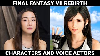 Final Fantasy 7 Rebirth | Characters and Voice Actors (English and Japanese)