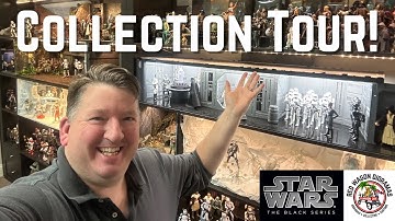 Amazing Star Wars Black Series Action Figure Collection Display & Dioramas 2024! #blackseries