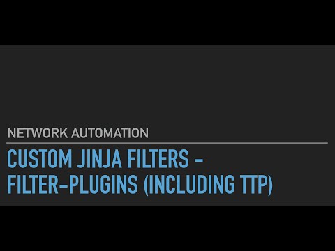 Jinja filter plugins  incld.  ttp