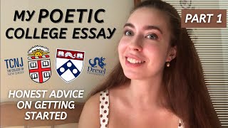 Reading My Ivy League Common App Essay | How to be Creative and Genuine