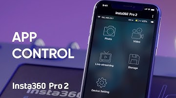 Insta360 Pro 2 Tutorial – Controlling the Camera via Insta360 Pro App