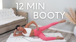 12 MIN BOOTY WORKOUT || Sculpting Pilates (Knee Friendly & No Squats)