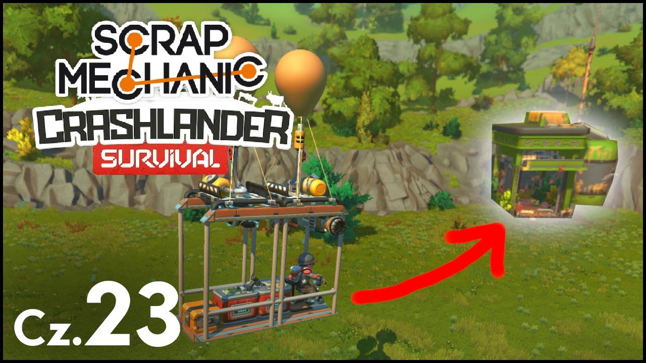 Powrót do kopalni cz.1 z 2 - Scrap Mechanic Crashlander cz.23