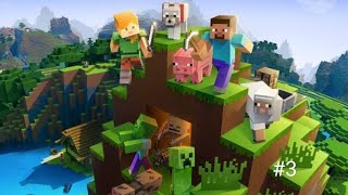 minecraft 1.20 survival 1.sezon (bölüm 3) evi geliştirme,tarla,çiftlik///