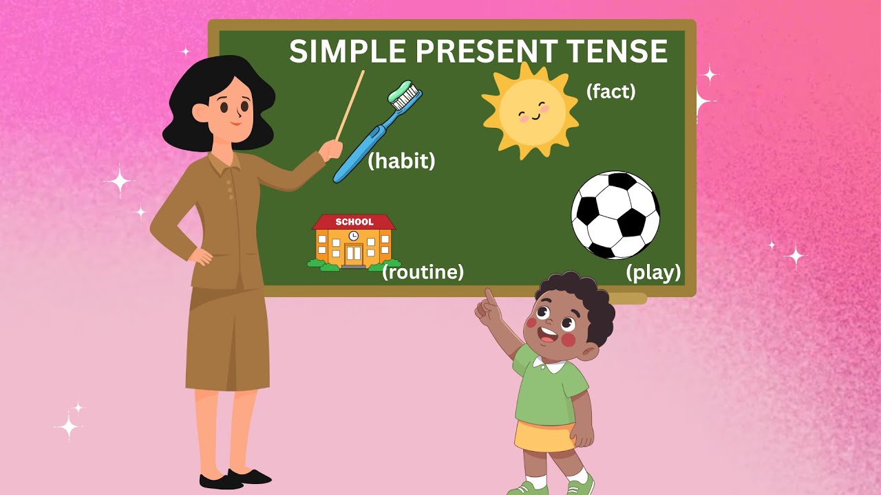 Simple Present Explained for Kids | Fun English Learning