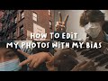 How to edit my photos with my bias using PicsArt