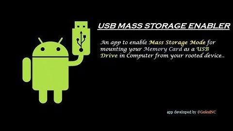 ENABLE USB MASS STORAGE MODE IN ANY ANDROID DEVICES RUNNING ANDROID LOLLIPOP(5.0) OR HIGHER !!
