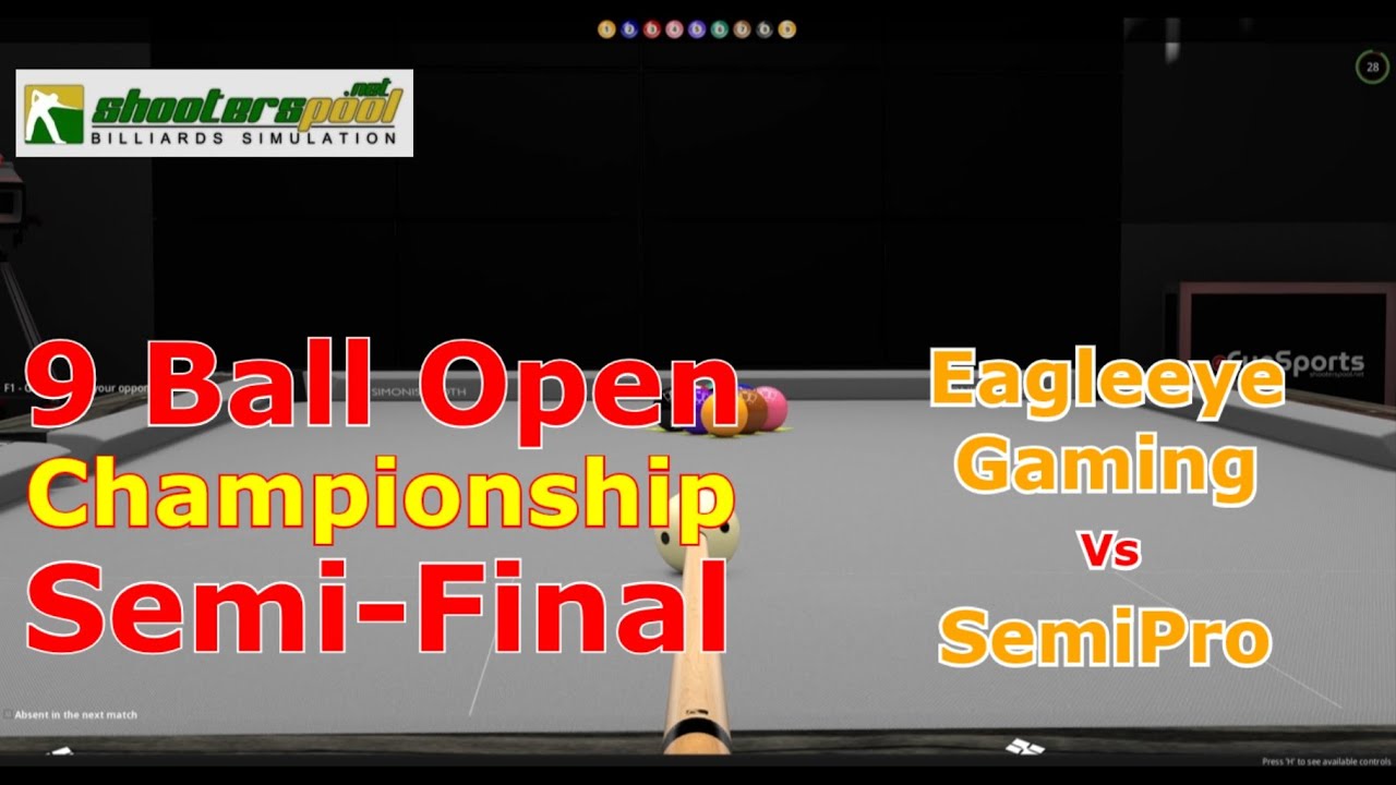Shooters Pool 9 Ball Championship 2025 Eagleeye Gaming Vs SemiPro Maxresdefault