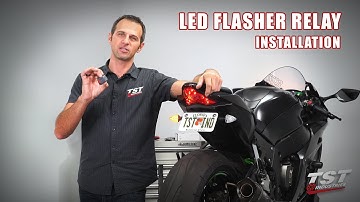How to install an LED Flasher Relay on a 2016+ Kawasaki ZX10R by TST Industries