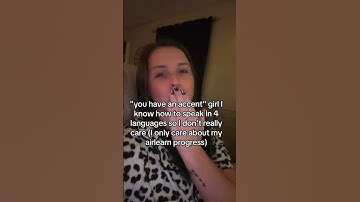 Accent? Nah, it’s called being multilingual 😌  #ad #airlearn  #Multilingual #LanguageTok