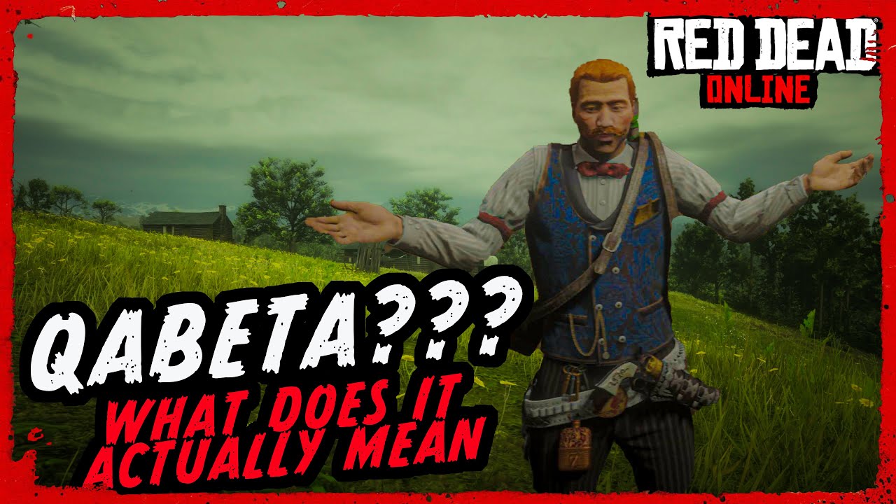 We Still Know JACK $&!% -  Red Dead Online Update News and QaBeta