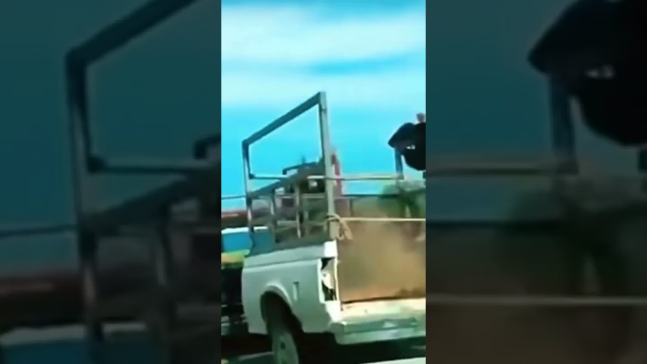 Una caja de camioneta MAL ACONDICIONADA como 