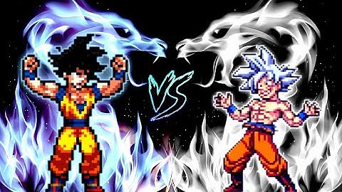 Son Goku DBS V4 OP (all form) VS Goku MUI V2 OP DBFZ in Jump Force Mugen