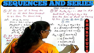 Sequences and Series-1  GUARANTEED 4 Marks for JEE MAINS - Maths Super Tips and Tricks - By LAKSHMI.