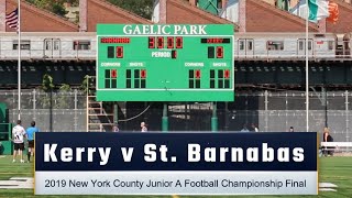 2019 New York County Junior A Football Championship Final