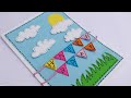 How to make -Greeting Birthday Card- step by step